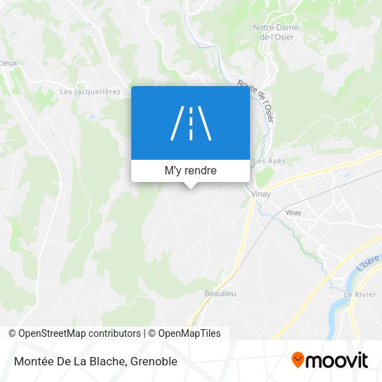 Montée De La Blache plan