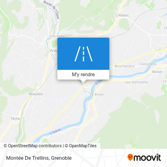 Montée De Trellins plan