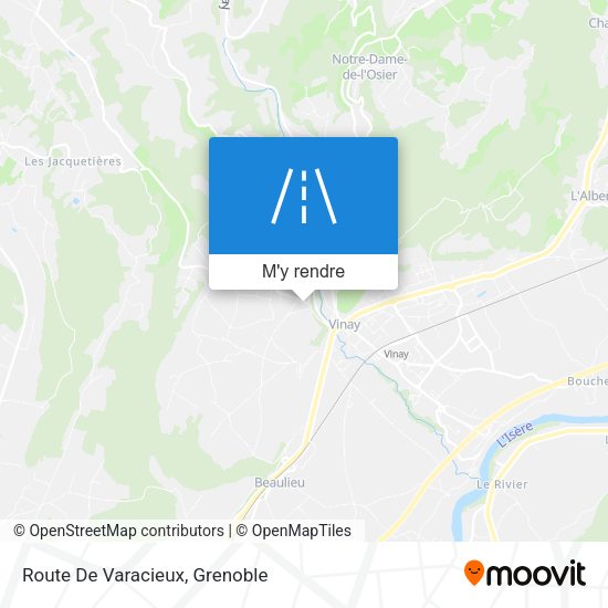 Route De Varacieux plan