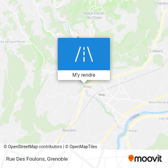 Rue Des Foulons plan