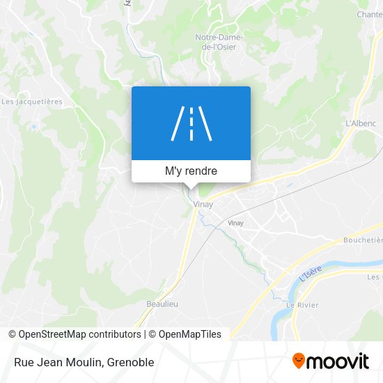 Rue Jean Moulin plan