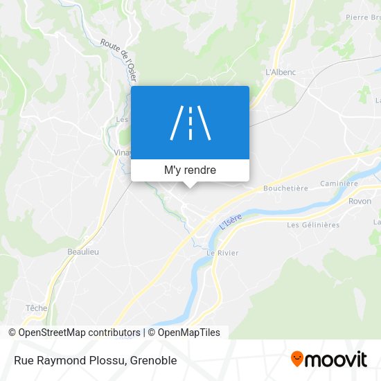 Rue Raymond Plossu plan