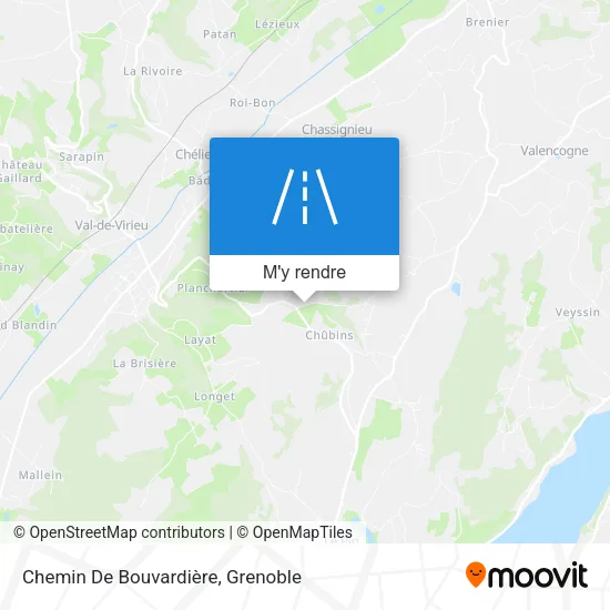 Chemin De Bouvardière plan