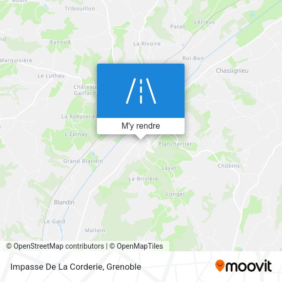 Impasse De La Corderie plan