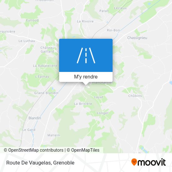 Route De Vaugelas plan