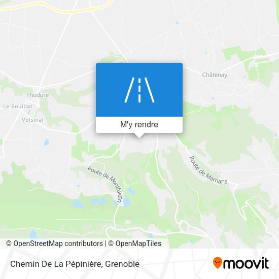 Chemin De La Pépinière plan