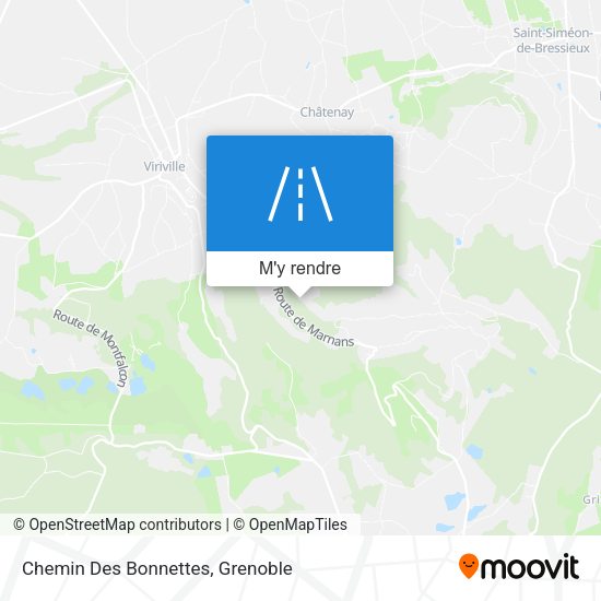 Chemin Des Bonnettes plan