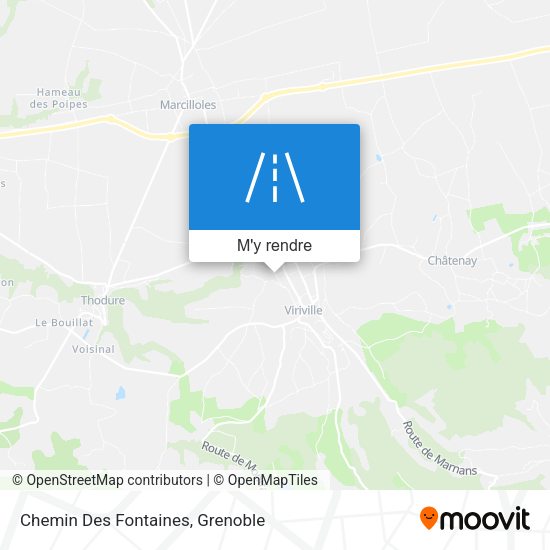 Chemin Des Fontaines plan