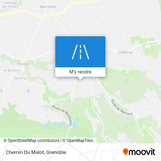 Chemin Du Malot plan