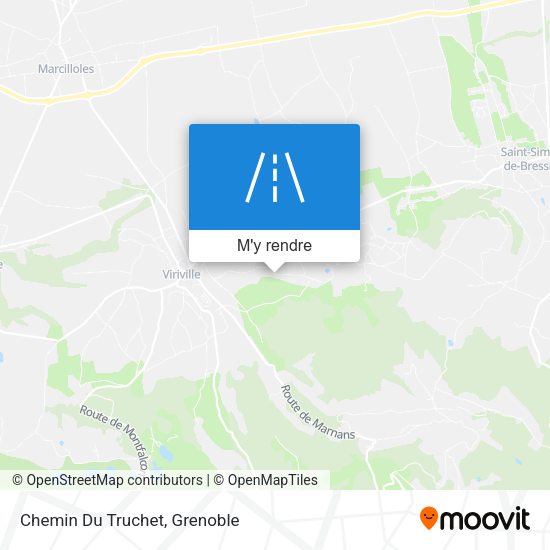 Chemin Du Truchet plan