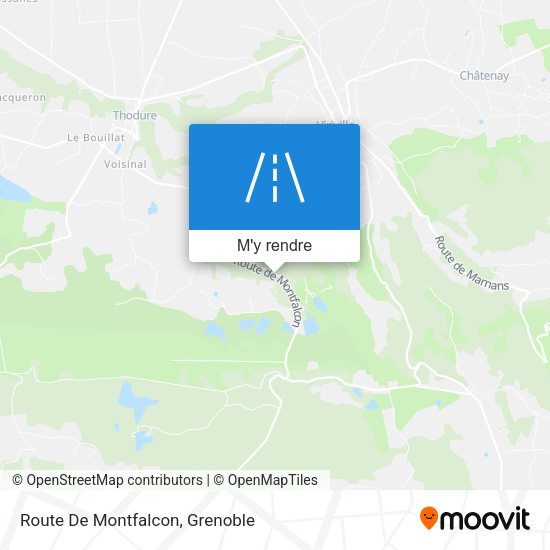 Route De Montfalcon plan