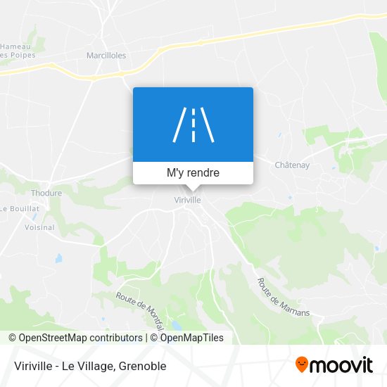 Viriville - Le Village plan