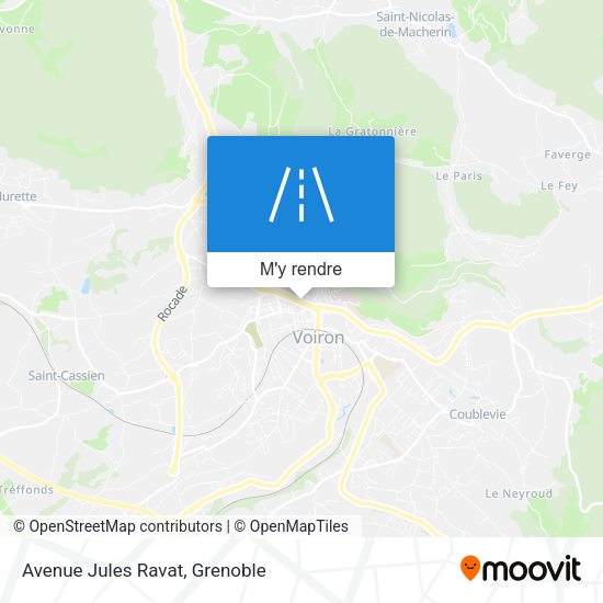 Avenue Jules Ravat plan
