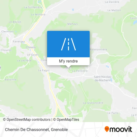 Chemin De Chassonnet plan