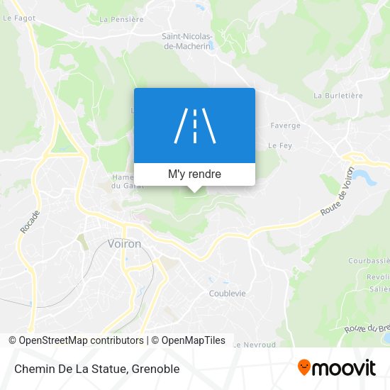 Chemin De La Statue plan