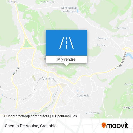 Chemin De Vouise plan