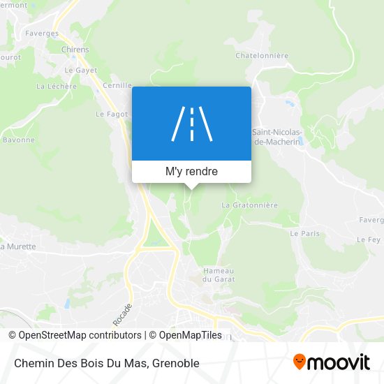 Chemin Des Bois Du Mas plan