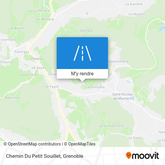 Chemin Du Petit Souillet plan