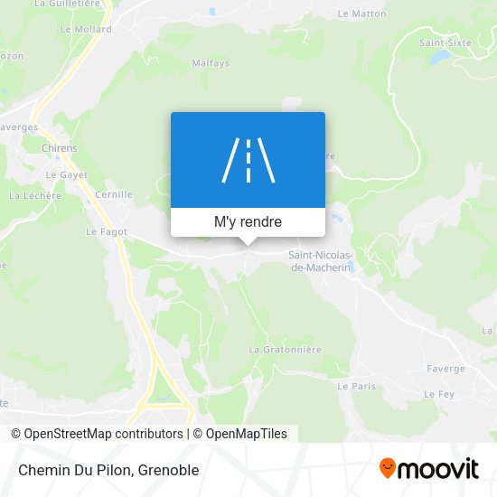 Chemin Du Pilon plan