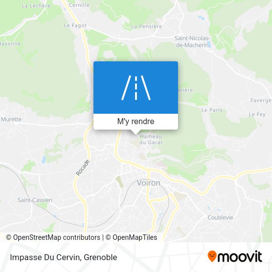 Impasse Du Cervin plan