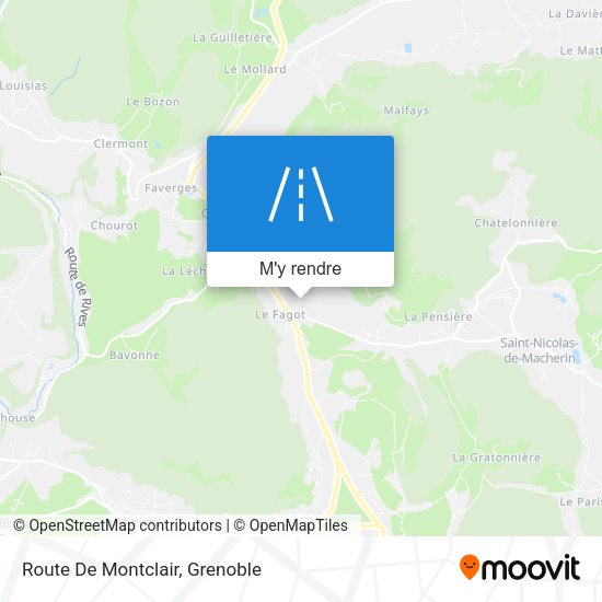 Route De Montclair plan