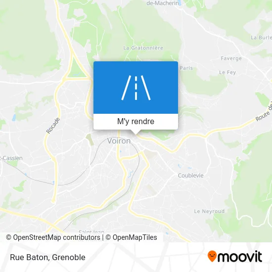 Rue Baton plan