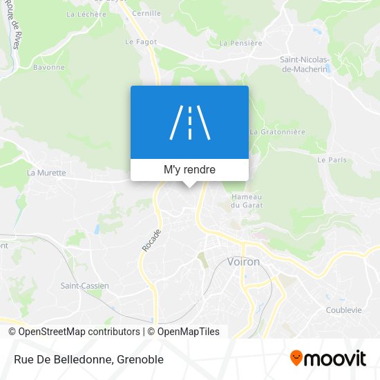 Rue De Belledonne plan