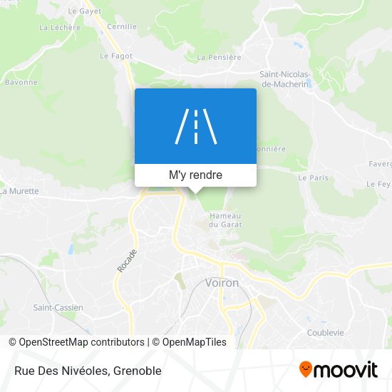 Rue Des Nivéoles plan