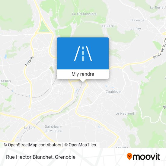 Rue Hector Blanchet plan