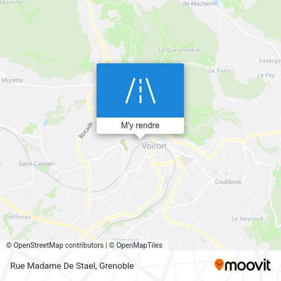 Rue Madame De Stael plan
