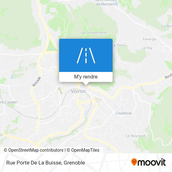 Rue Porte De La Buisse plan