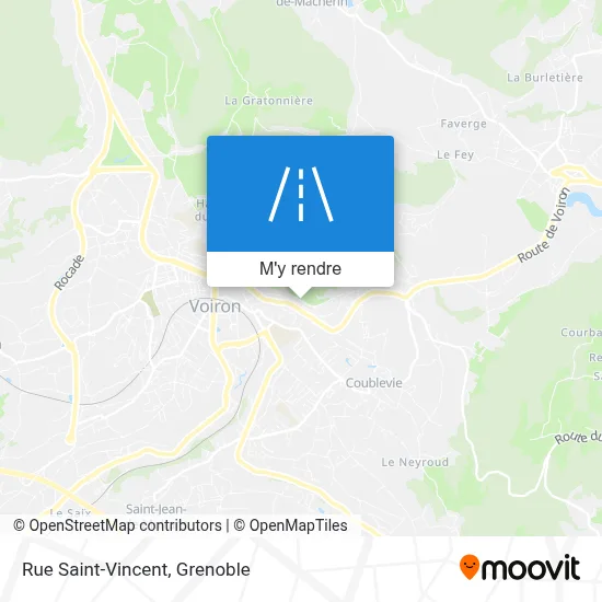 Rue Saint-Vincent plan
