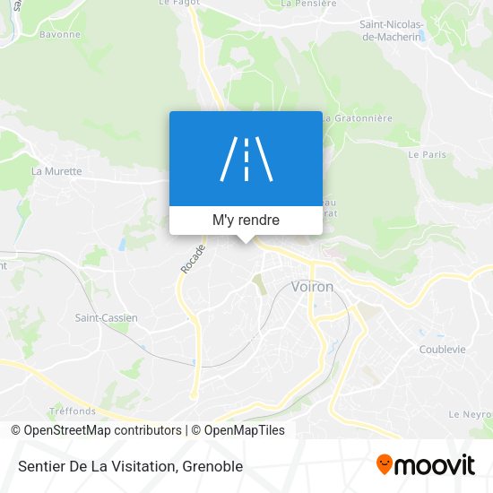 Sentier De La Visitation plan