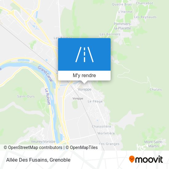 Allée Des Fusains plan
