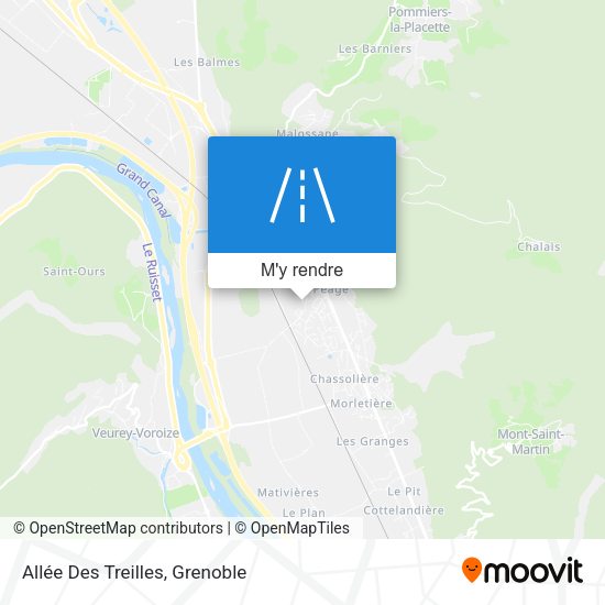 Allée Des Treilles plan