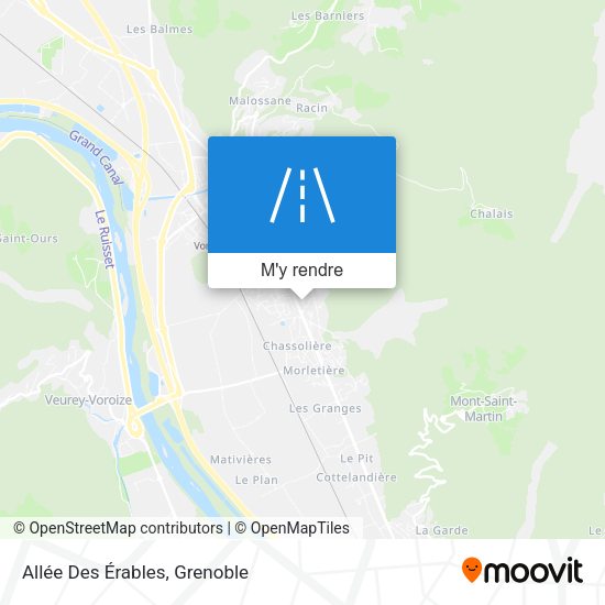 Allée Des Érables plan