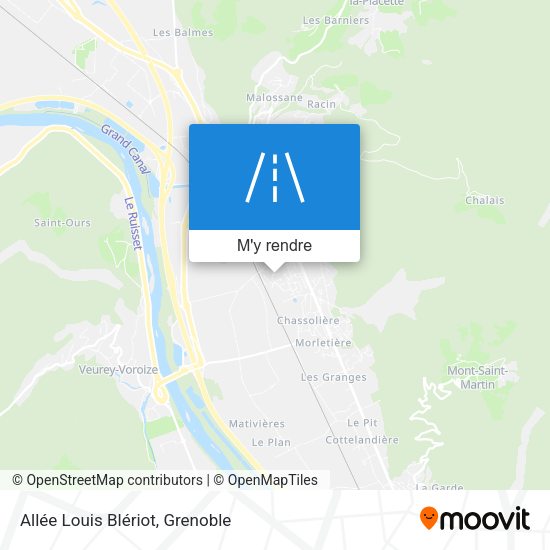 Allée Louis Blériot plan