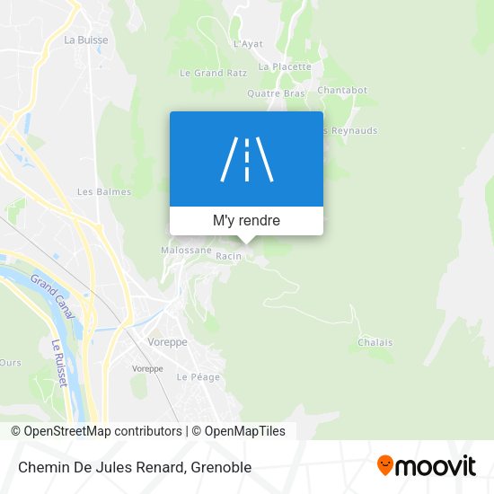 Chemin De Jules Renard plan