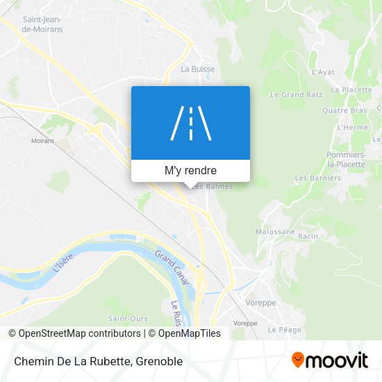 Chemin De La Rubette plan