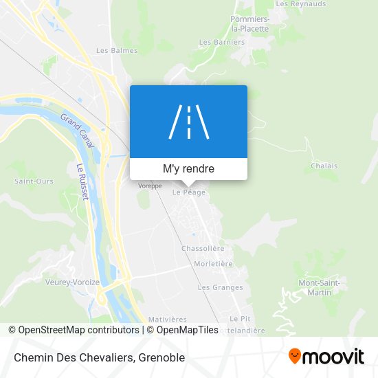 Chemin Des Chevaliers plan
