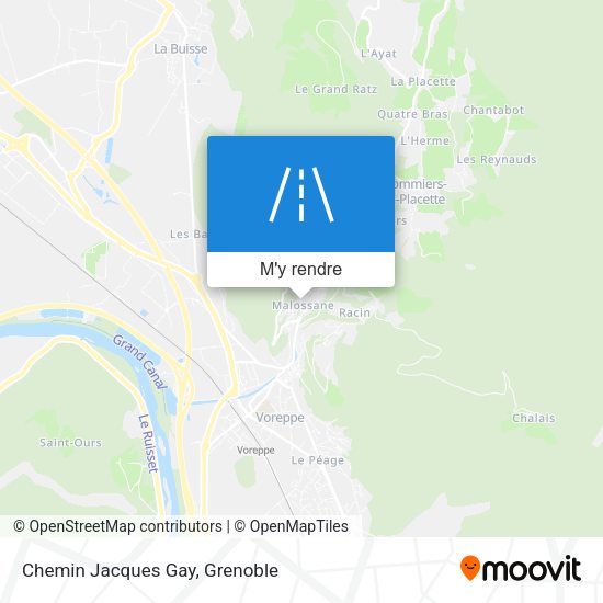 Chemin Jacques Gay plan