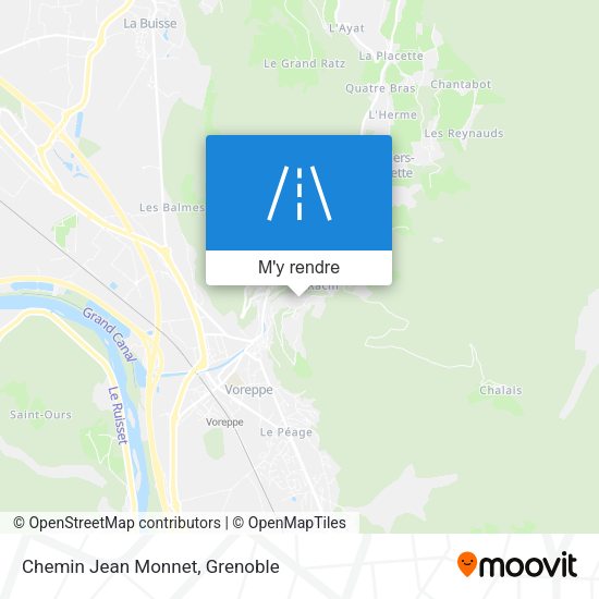 Chemin Jean Monnet plan
