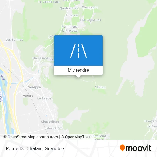 Route De Chalais plan