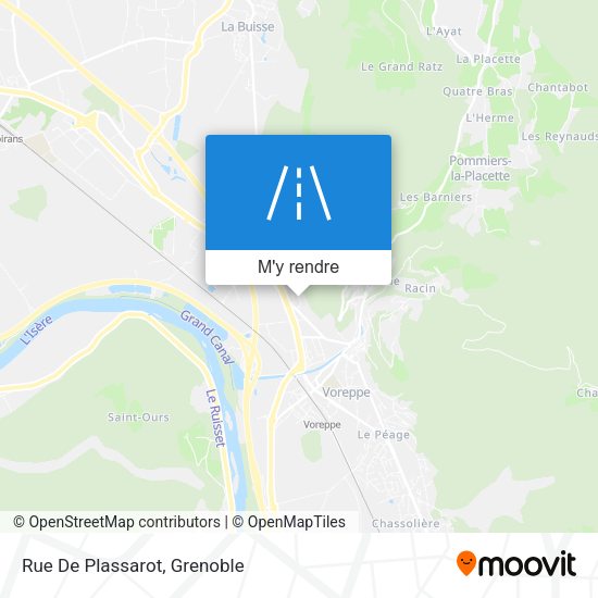 Rue De Plassarot plan