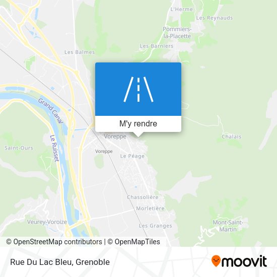 Rue Du Lac Bleu plan
