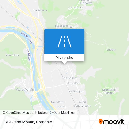 Rue Jean Moulin plan
