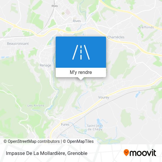 Impasse De La Mollardière plan