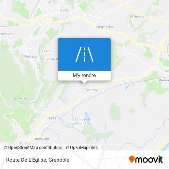 Route De L'Église plan