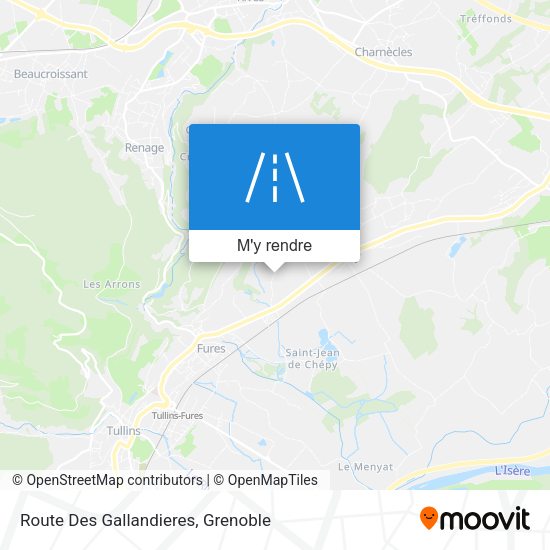 Route Des Gallandieres plan