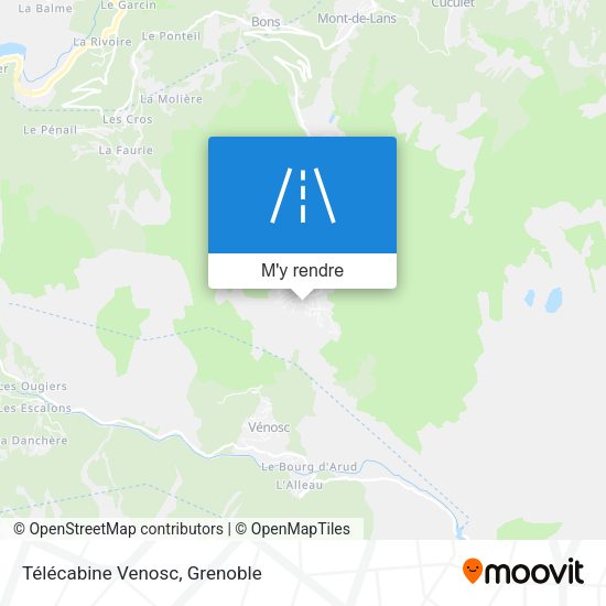 Télécabine Venosc plan